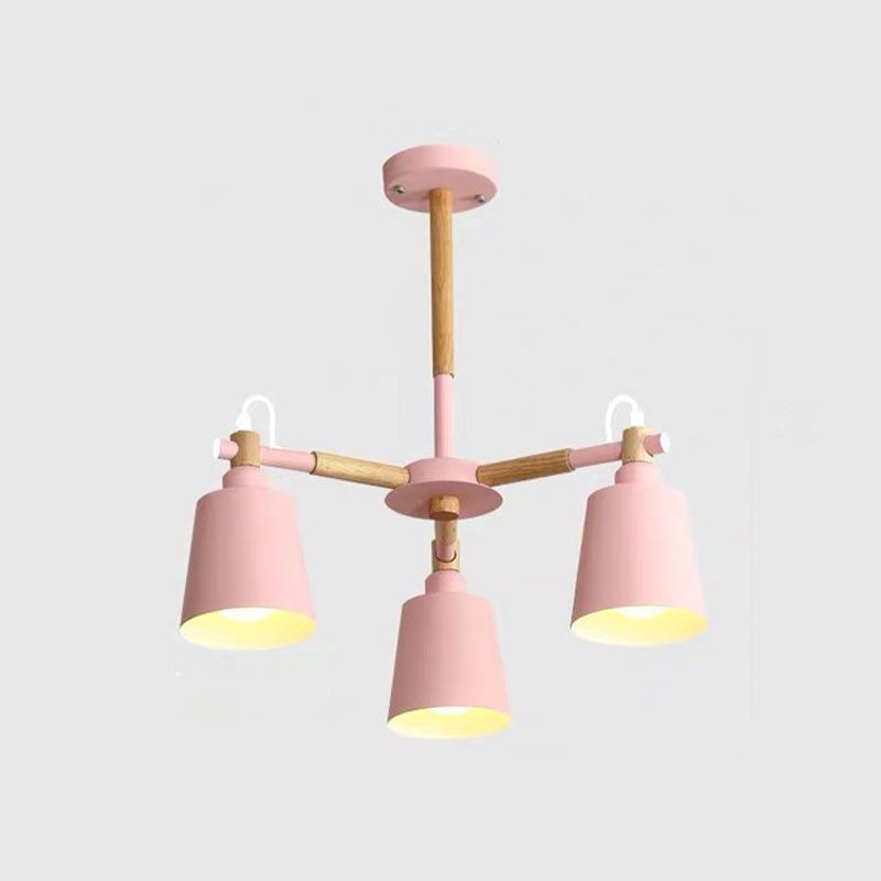 Bell Hanging Pendant Lamp Contemporary Metal 3 Lights Ceiling Pendant Light