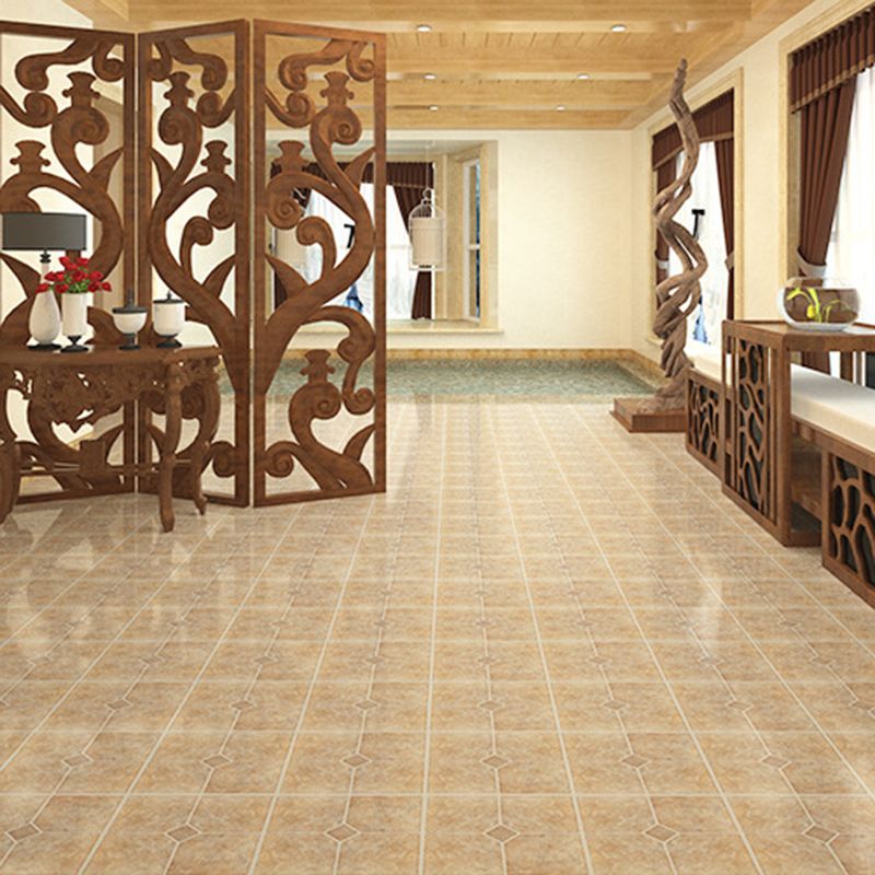 Peel and Stick PVC Flooring Matte Vinyl Flooring with Diamond Look