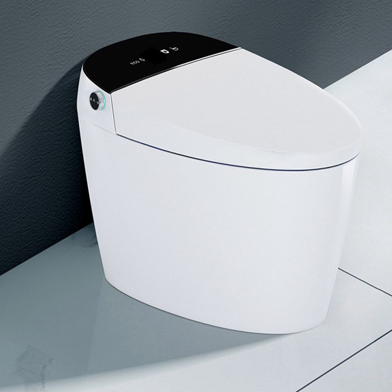 Modern All-In-One Toilet Bowl Siphon Jet Toilet with Seat for Bathroom