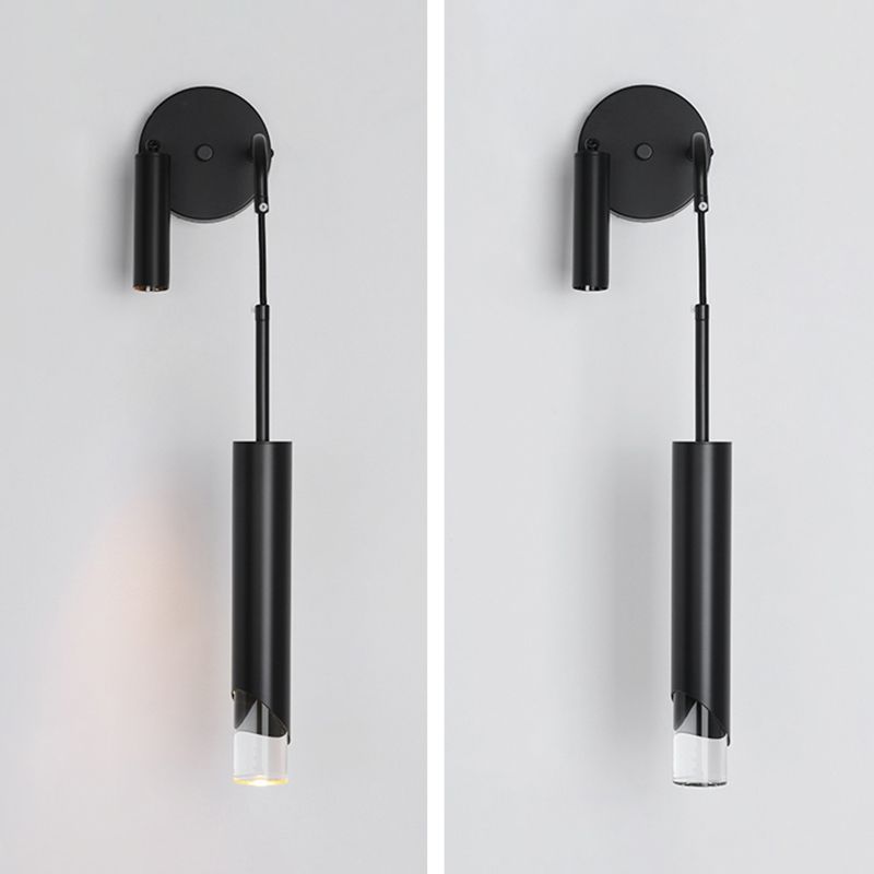 Zeitgenössische Metall Wandleuchter LED -Wandmontageleuchte für Nachtlesen