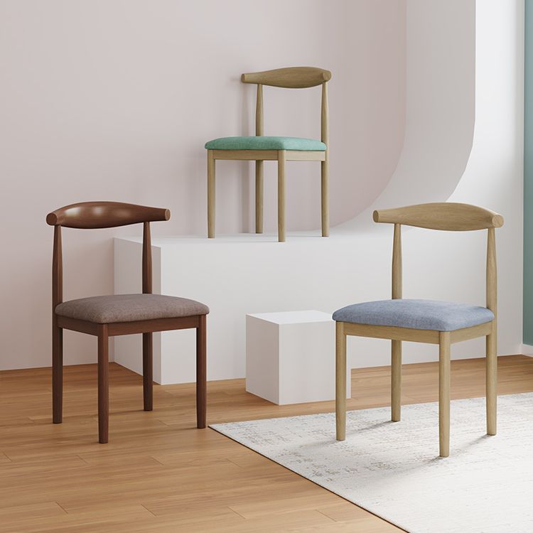 Ensemble de chaises de salle à manger de cuisine de côté arrière ouvert de chaise en métal de style moderne