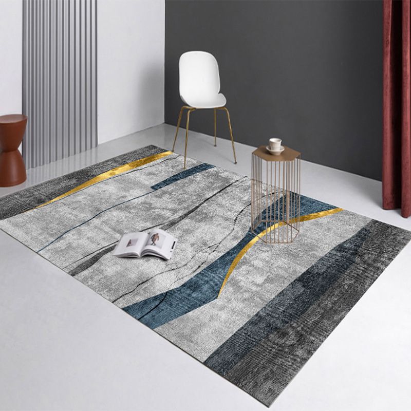 Modern tapijt Prachtig contrastpaneel indoor tapijten polyester vlekbestendig gebied tapijt voor woonkamer