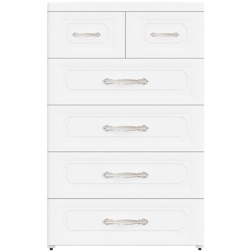 Scandinavian Vertical Kids Nightstand 5/6 Drawers Plastic Nursery Dresser for Bedroom