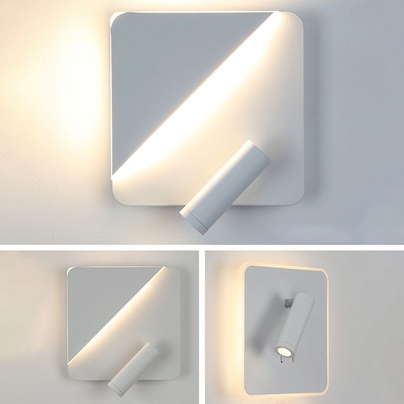 Modern Simplicity Geometric Wall Lamps Acrylic Wall Lighting Fixtures for Bedroom