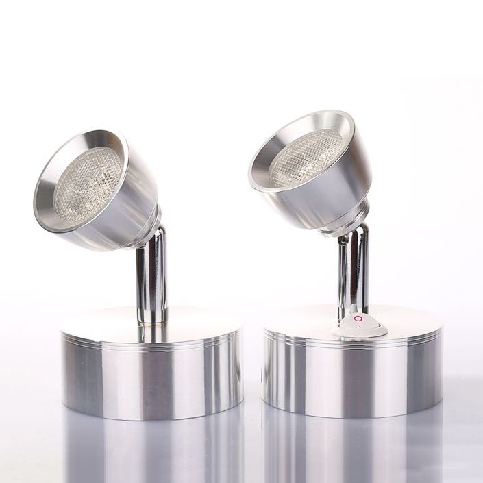 1 éclairage mural de couloir léger avec une teinte en métal dôme lampe d'applications de finition chromée en lumière chaude / blanche