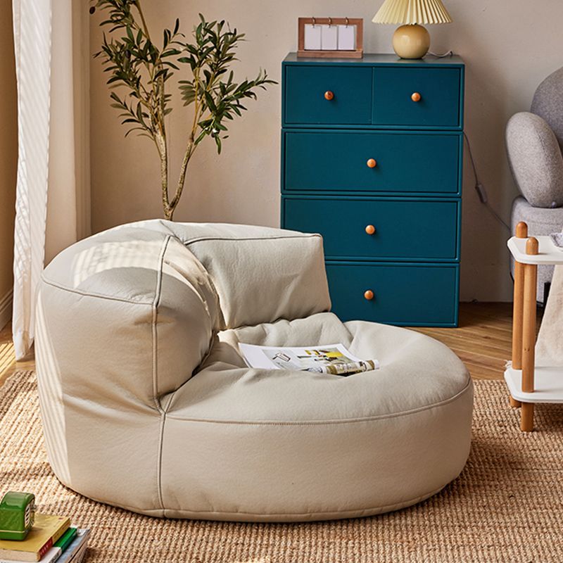 35.43" L x 39.37" W x 19.68" H Faux Leather Armless Chair for Living Room