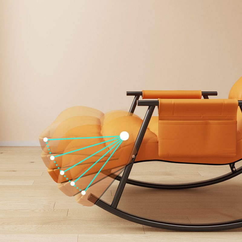 Modern Style Sofa Rocking Chair Single Indoor Rocking Chair with Cushion