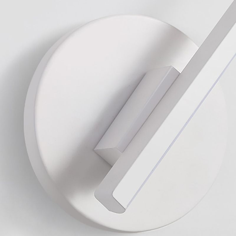 Modern Style Linear Shape Wall Sconce Metal 1 Light Wall Lighting for Beside