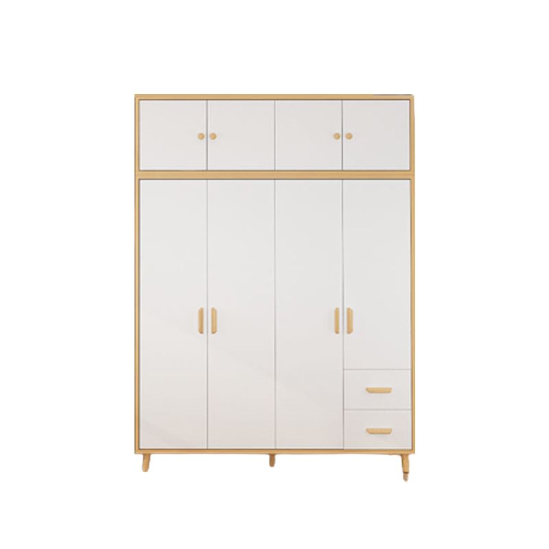 Contemporary Hanging Clothes Rack Solid + Manufactured Wood Kid's Wardrobe