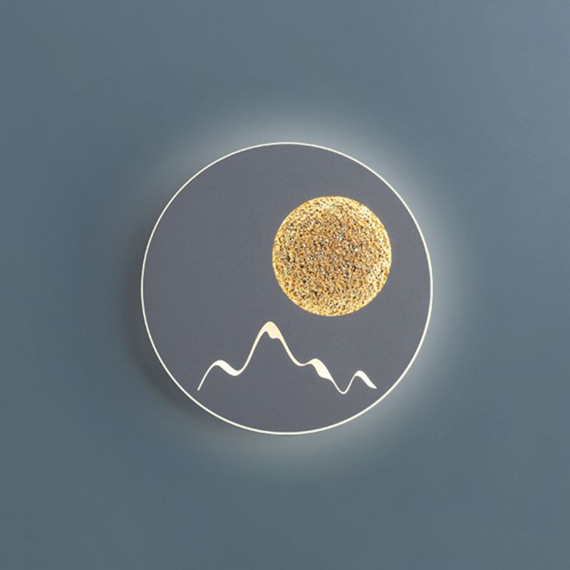 Illuminazione da parete geometrica in metallo 1 impianto di illuminazione da parete leggera