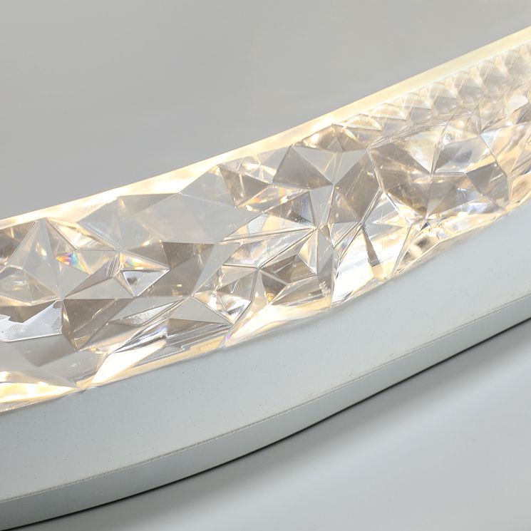 LED Ceiling Lamp Modern Simple Ceiling Mount Light with Acrylic Shade for Bedroom