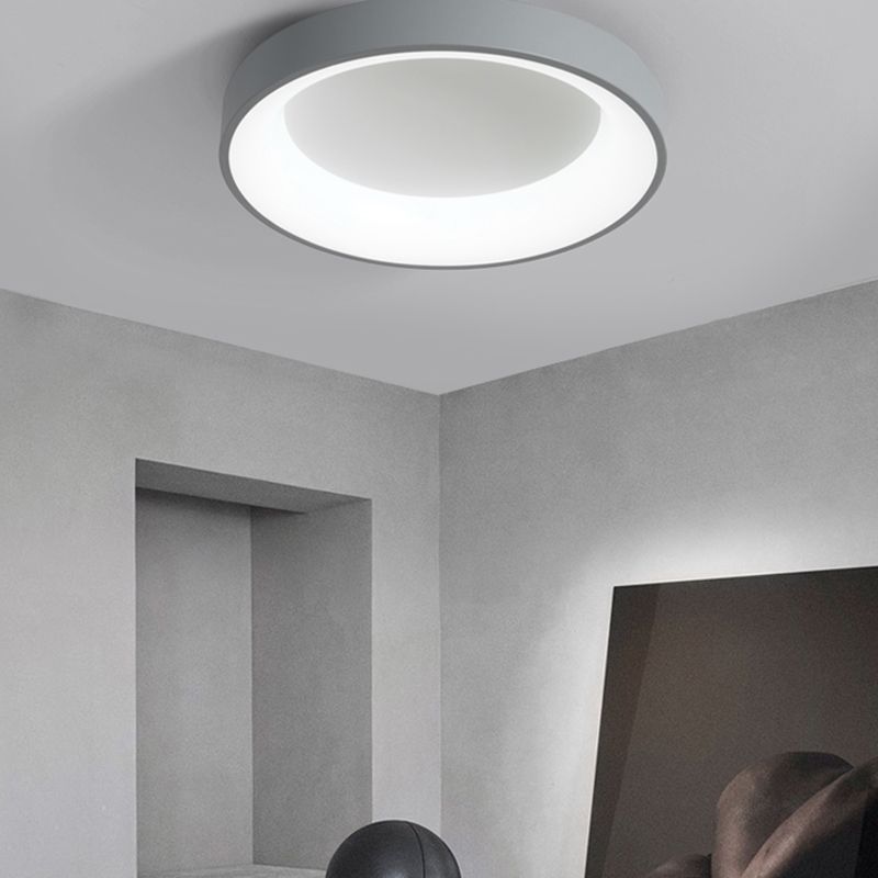 Plafonniers ronds encastrés, luminaire de plafond contemporain pour salon