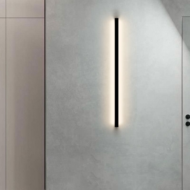 Lámpara de pared moderna lámpara lineal de luz de pared de luz montada en la pared