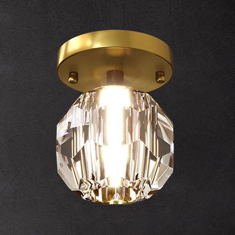 Plafoniera da soffitto in cristallo con montaggio a incasso Plafoniere contemporanee