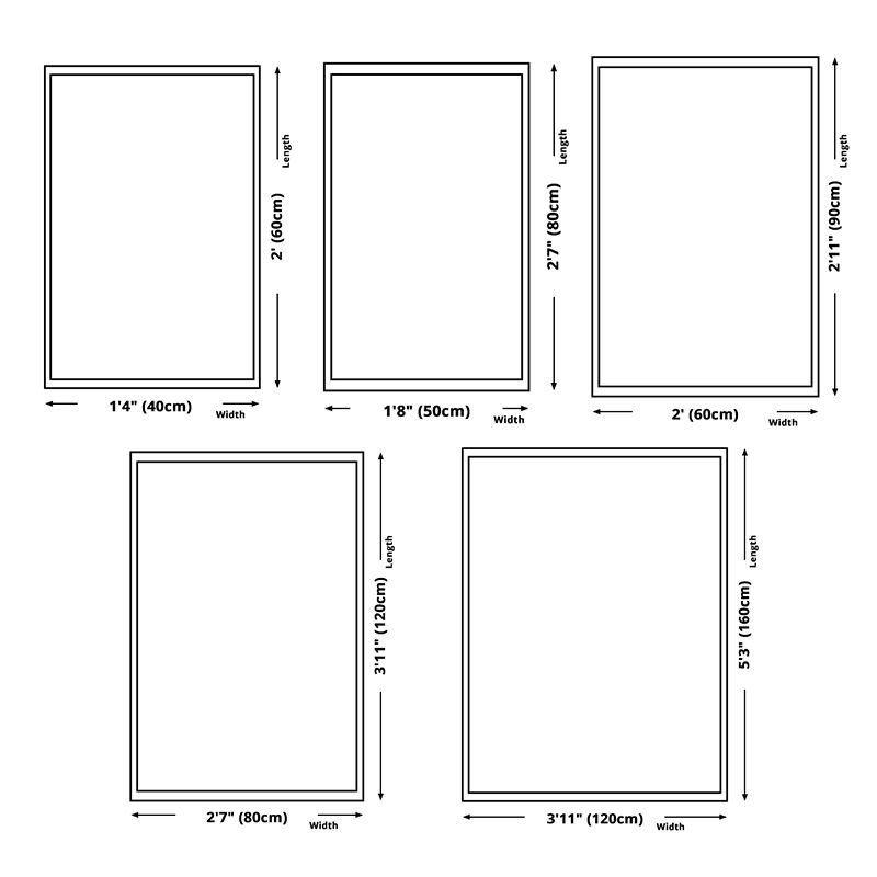 Nordic Rug Geometric Carpet Anti-Slip Backing Area Rug for Living Room