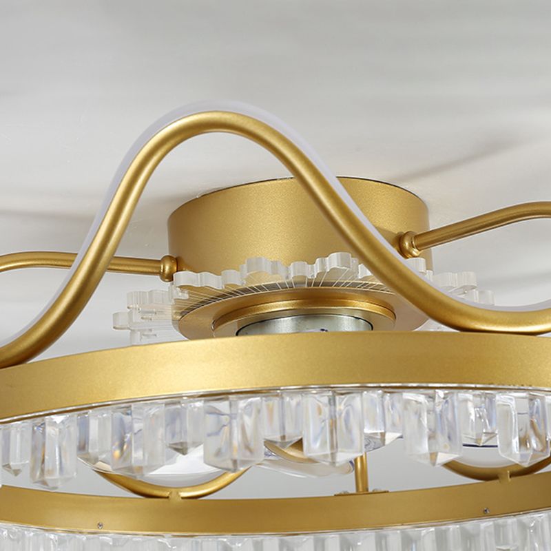 Kronendedecke Leuchte Leuchte stilvolle moderne Acrylschlafzimmer -LED -LED -Halbflush Mount Lampe