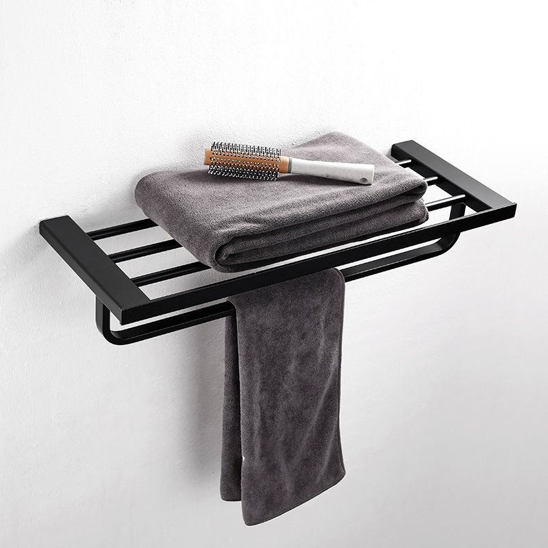 Traditional Bathroom Accessories Hardware Set in Black Metal