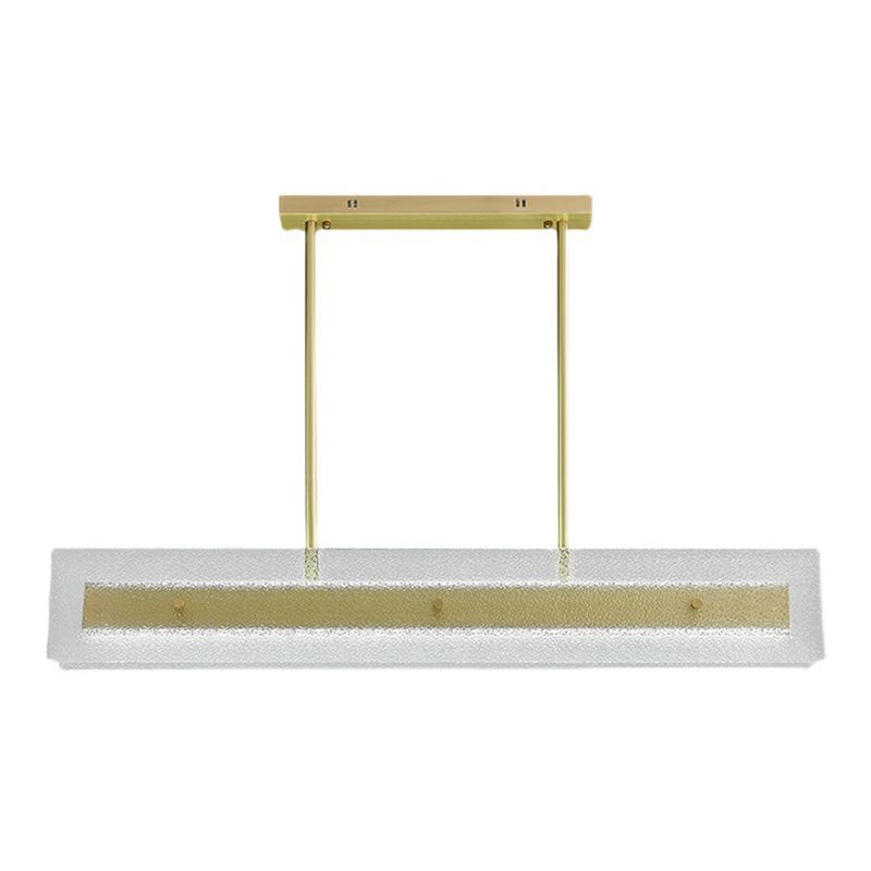 Simplicity Modern Kitchen Island Light Glass Shade Hanging Lamp for Dining Room