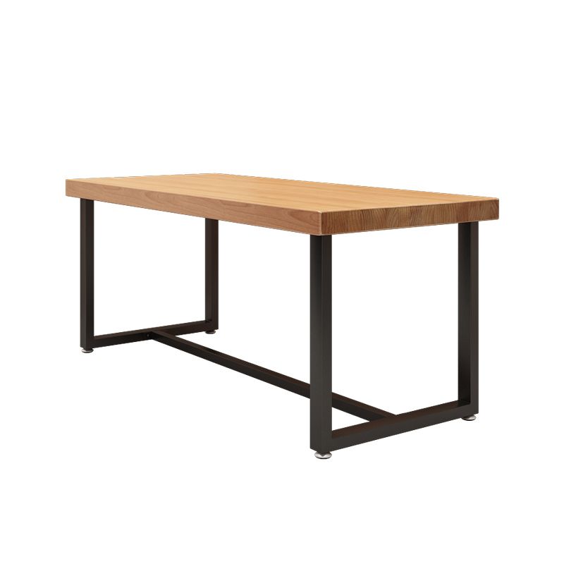 1/5 Pieces Rectangular Dining Table Set Industrial Style Wooden Dining Table with Chairs