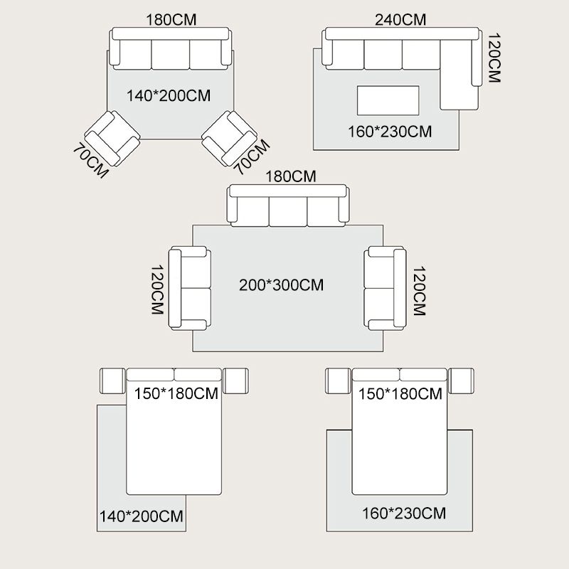 Yellow Abstract Indoor Rug Polyester Casual Area Rug Washable Carpet for Home Decor