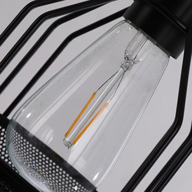 Industrial Style Lantern Hanging Pendant Lights Metal Pendant Light Fixtures