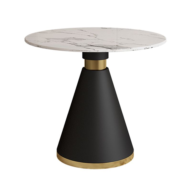 1/2/5 Pcs Metal Modern Dining Room Set with Round Table Dinette Set