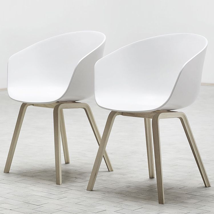 Sedie in stile moderno sedie da pranzo con gambe in legno per cucina