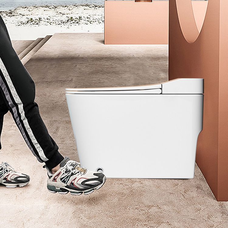 Modern Siphon Jet Toilet Concealed Tank Flush Toilet with Toilet Seat