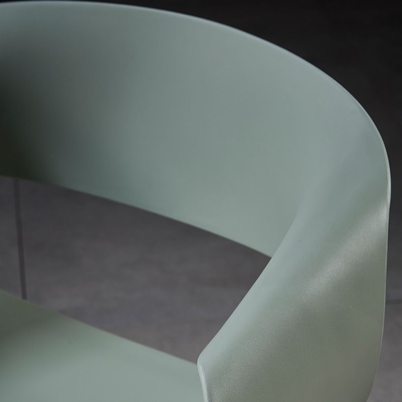 Sillas de comedor escandinavas sin brazos Sillas de comedor laterales con patas de madera (juego de 2)