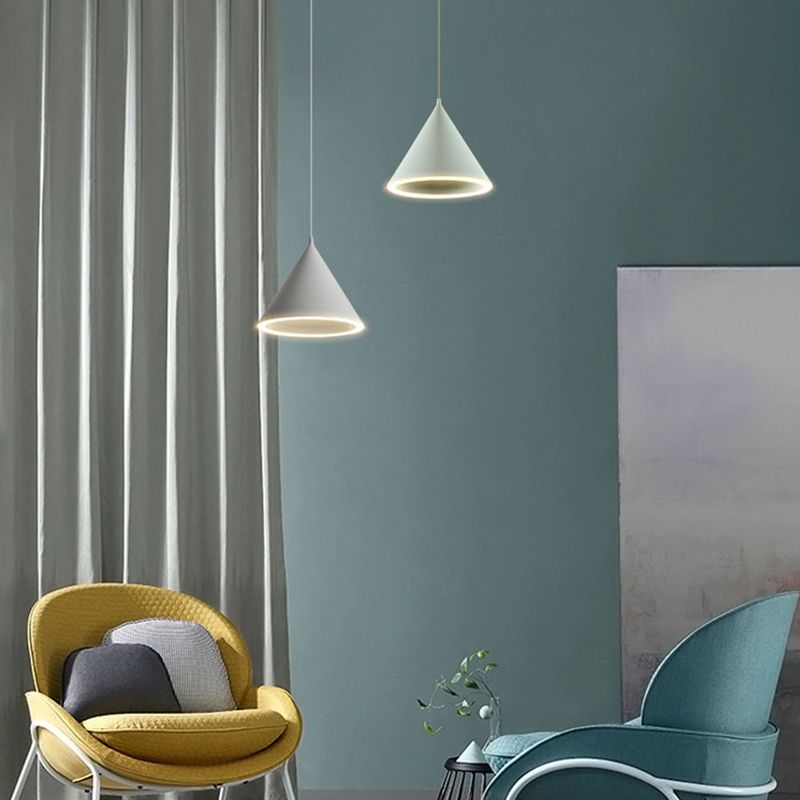 Metallkegel hängende Anhänger Lichter moderner Esszimmer Down Lighting Anhänger