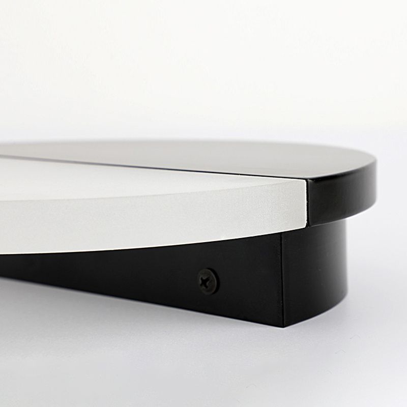 Luz de pared de forma del anillo Luz de montaje de pared de sombra acrílica moderna para el pasillo