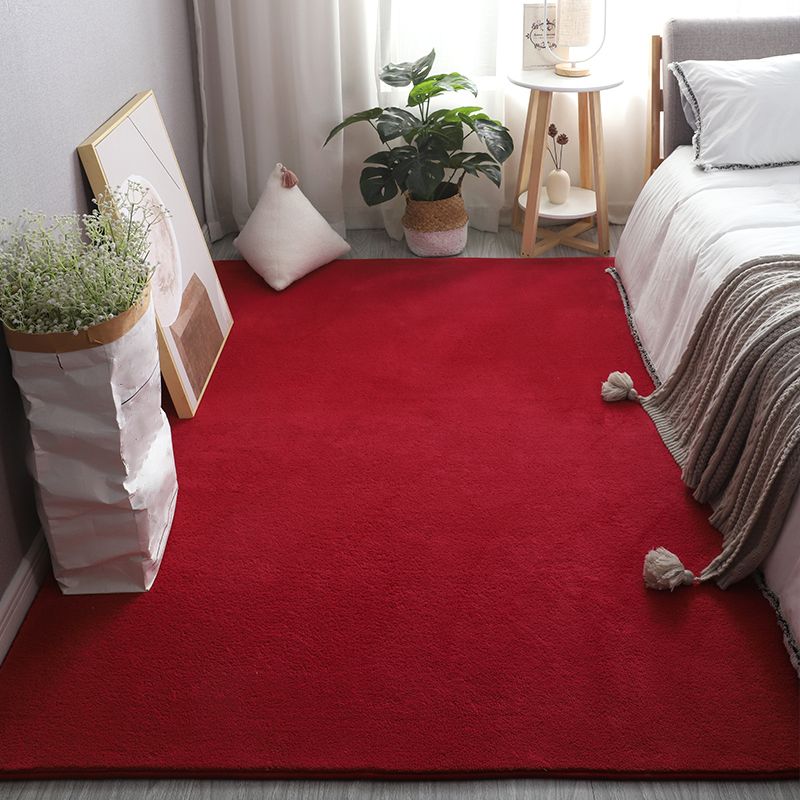 Tapis de tapis de shag nature décontracté tapis de zone de polyester