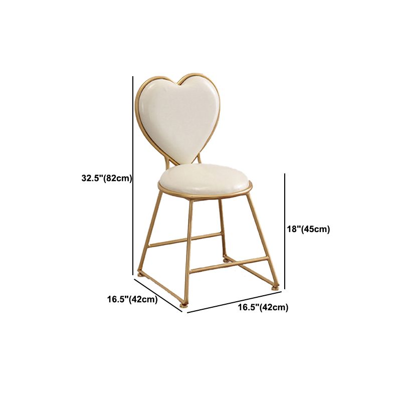 Bright White Makeup Counter 15.74" Wide Vanity Tables with 2 Storage Drawers