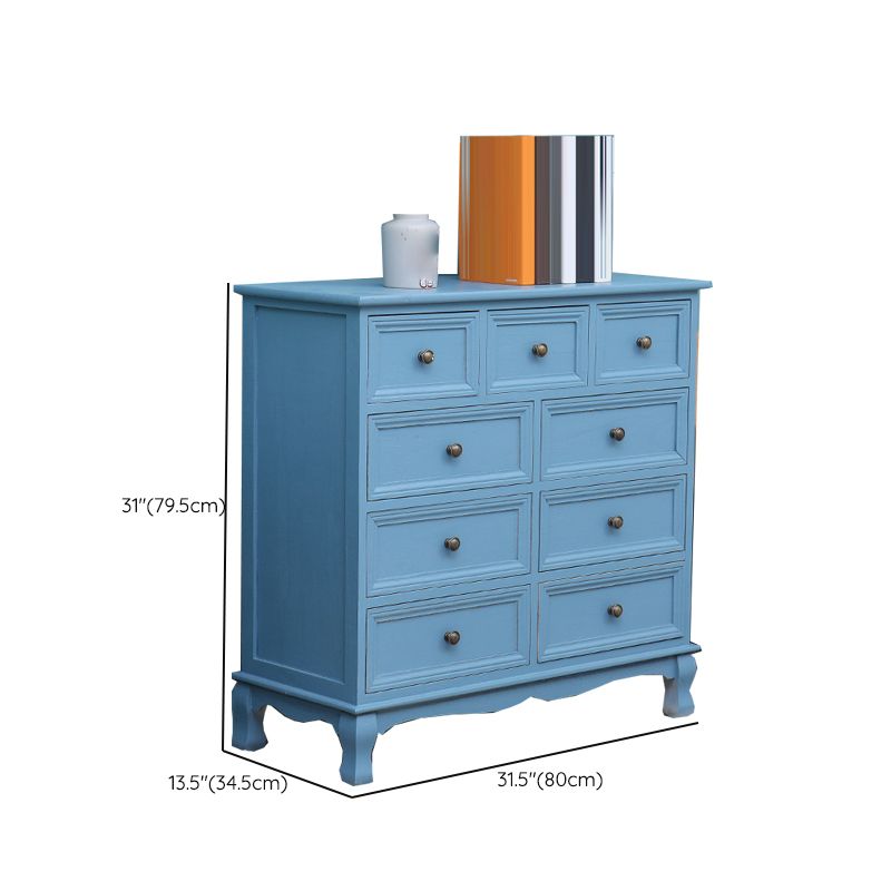 Traditional Storage Chest Dresser Wooden Dresser with Drawers