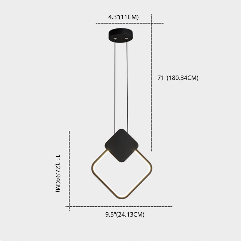 Luci a soffitto a sospensione moderna Gel silice 1 1 lampada a soffitto leggero