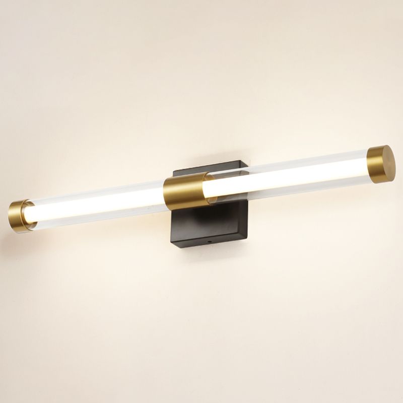 Contemporary Mirror Front Lighting LED Vanity Wall Light Fixtures with Acrylic Shade