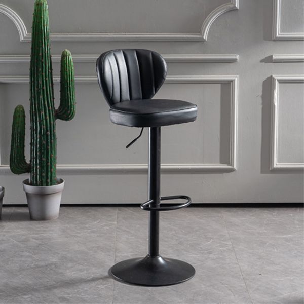 Modern Liftable Bar-stool Metal Counter Bar Stool with Metal Legs for Restaurant