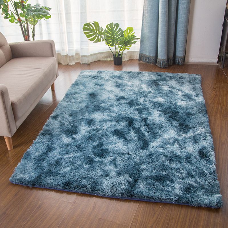 Multi Color Plain Rug Fluffy Scandinavian Carpet Pet Friendly Washable Rug for Great Room