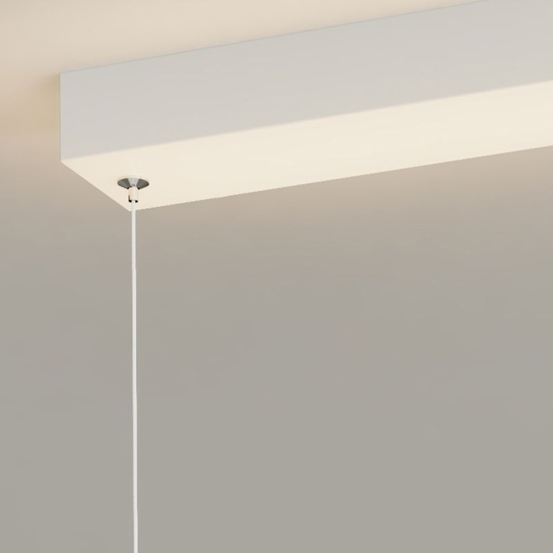 Modernism 3/4-Light Kitchen Island Lighting White LED Island Pendant Lighting