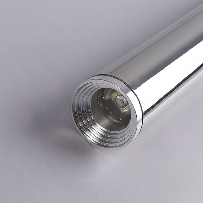 Zeitgenössischer Stil Zylinderform Pendelleuchte Leuchtmetall 1 Leichte Hanglampe in Silber