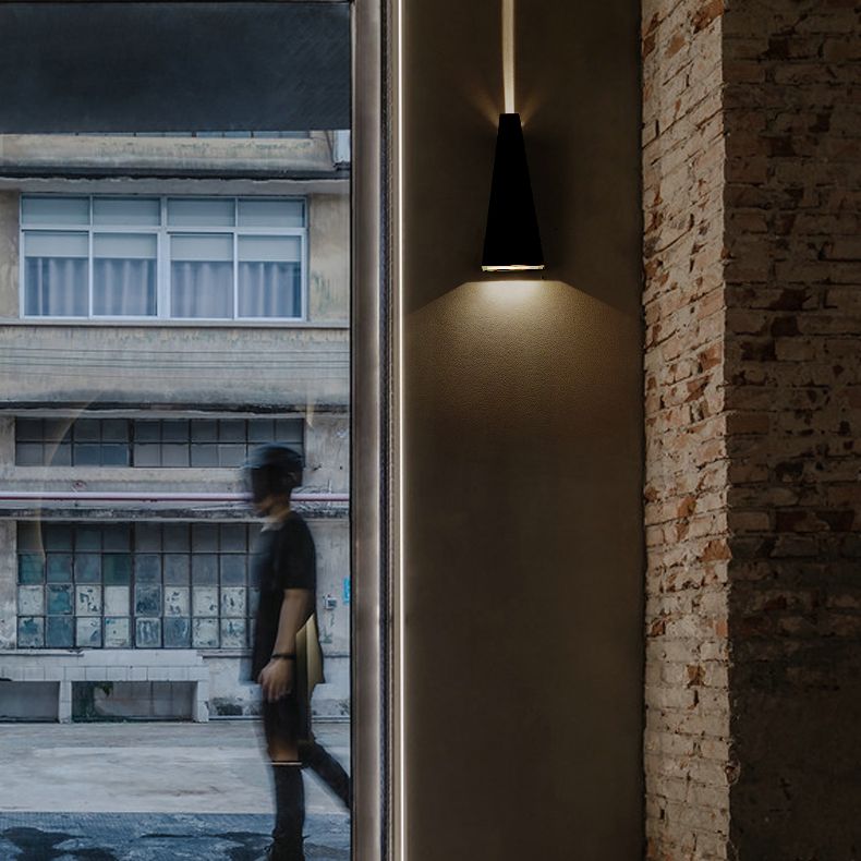 Lámina de montaje de pared de aluminio de pared de estilo geométrico de estilo geométrico en blanco y negro en blanco y negro