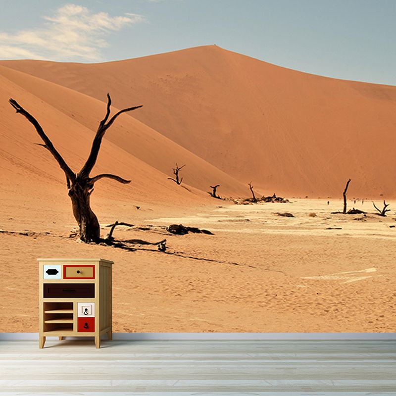 Dining Room Wall Mural Wallpaper Modern Desert Mildew Resistant Wall Decor