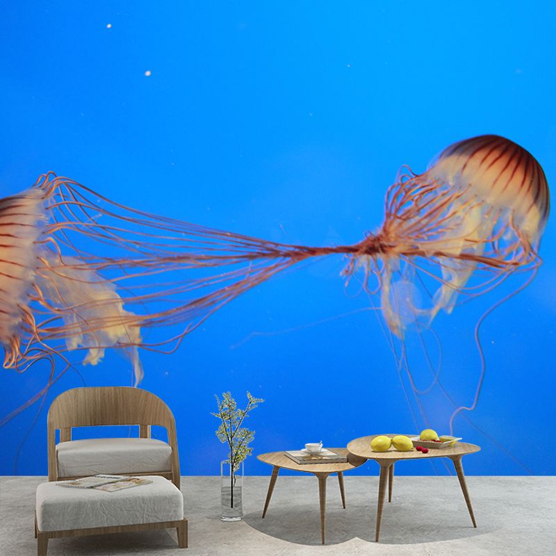 Popular Wall Mural Jellyfish Pattern Sitting Room Wall Mural