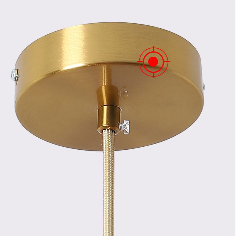 Modern Style Spherical Shape Hanging Light Glass 1 Light Hanging Light Fixture