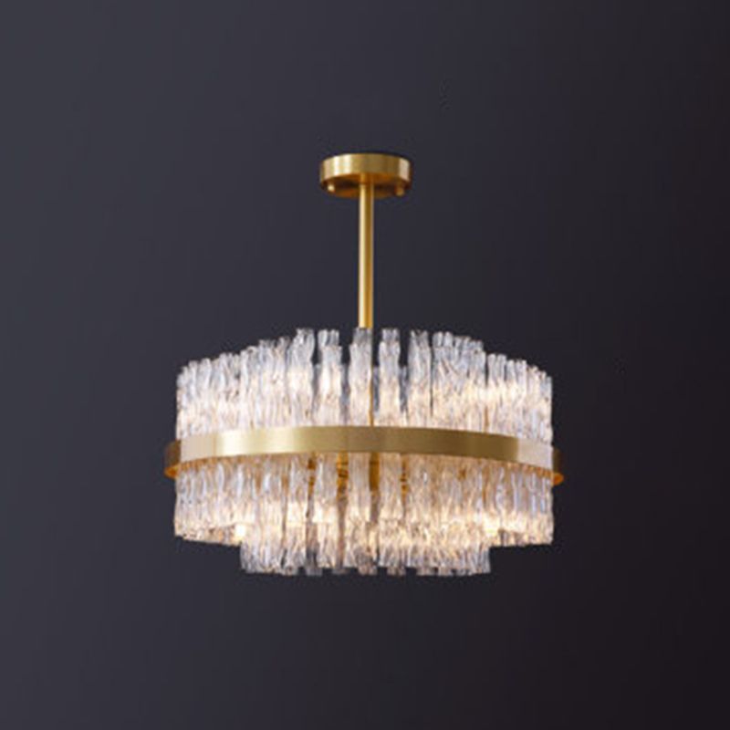 Modern karakteristieke hanglampglas geometrische kroonluchter voor woonkamer