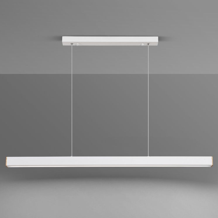 1 Light Linear Island Light Fixture Modernism Metal Island Pendant Lights