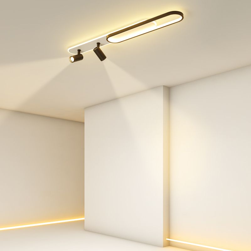 Plafonnier LED moderne met en lumière les luminaires encastrés en métal