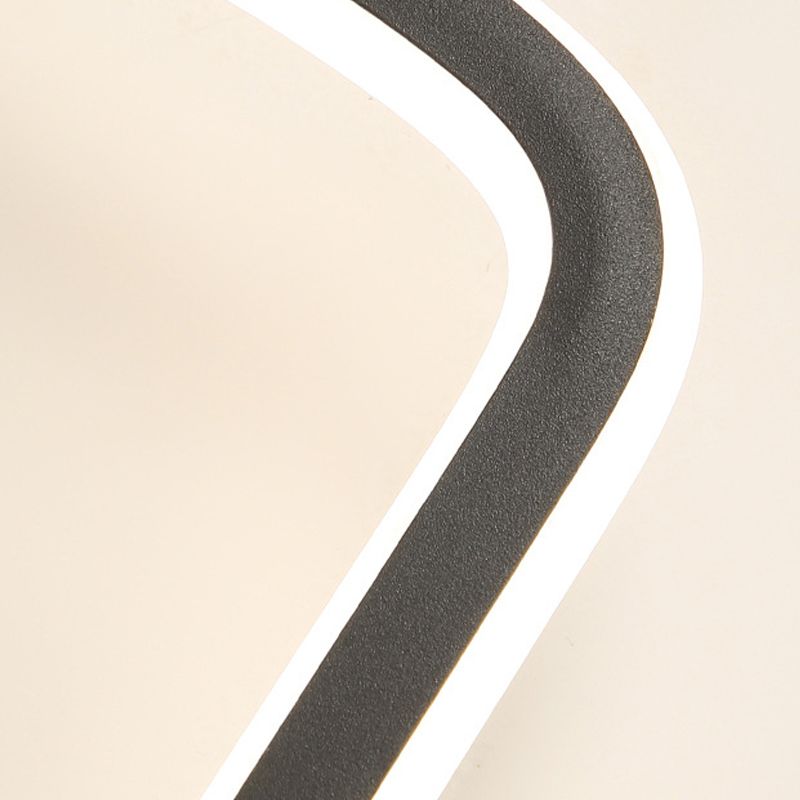 Quadratische Metall Deckenleuchte Einfachheit LED Deckenbeleuchtung