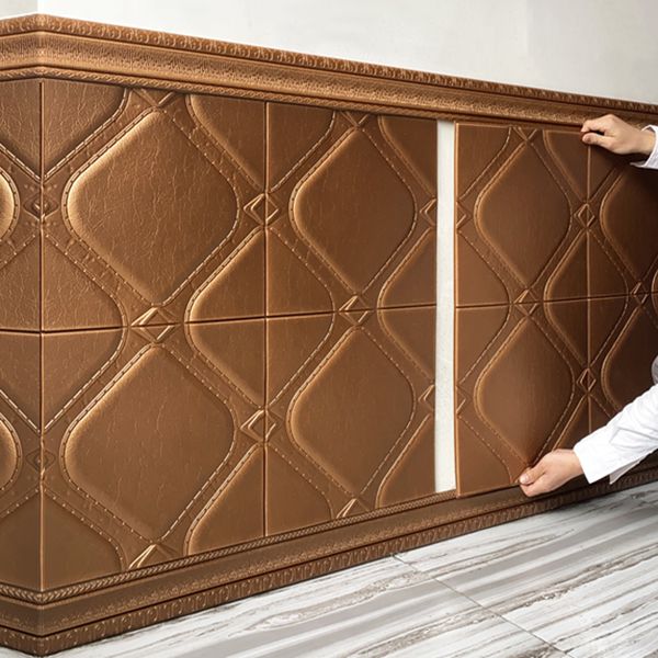 Modern Tin Backsplash Paneling Smooth Styrofoam Wall Ceiling