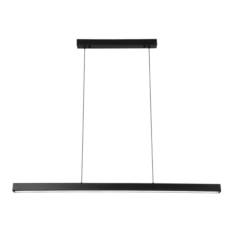 Contemporary Island Light Linear Metal 1 Light Island Lights in Black